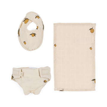 Puppen-Kinderzimmer-Set - Zitrone - Konges Slojd